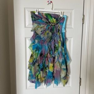 Cache strapless dress size 2